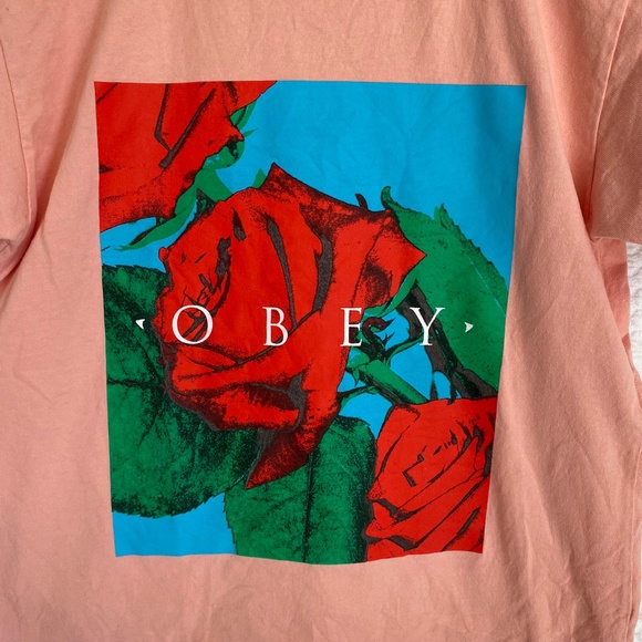 Obey No Love Lost Rose T-shirt - Picture 3 of 9